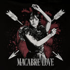 Zdjęcie produktu Wednesday - Koszulka Macabre Love z motylkowymi rękawami