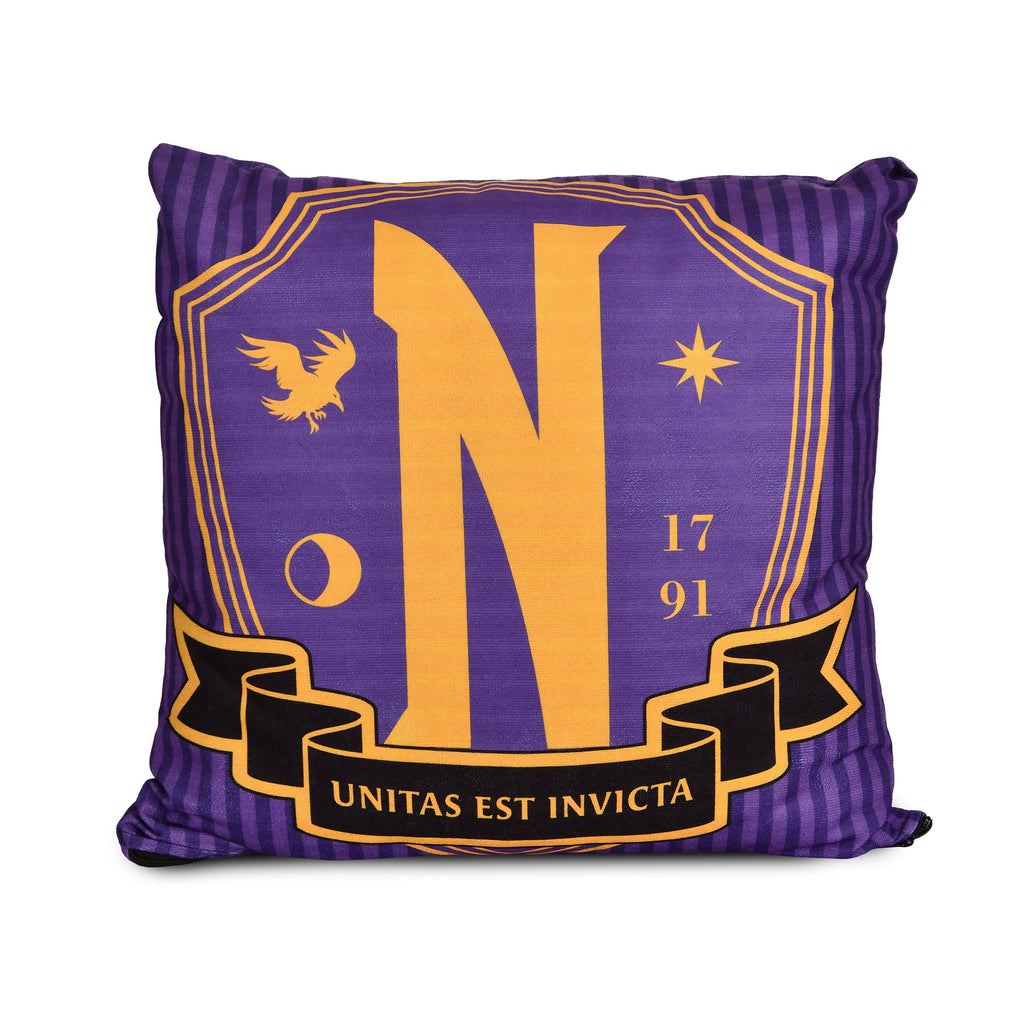 Zdjęcie produktu Wednesday - Poduszka z logo Nevermore Academy