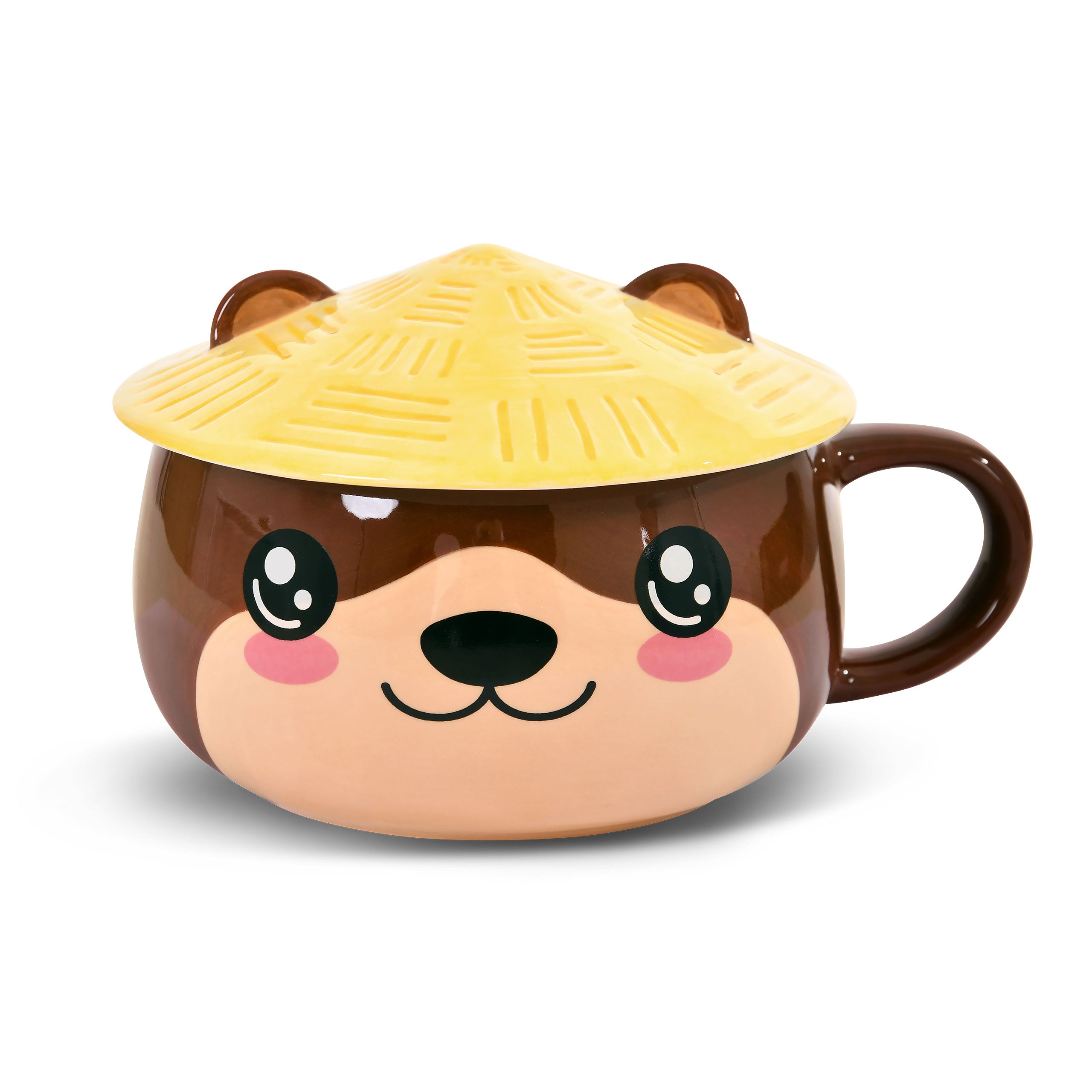 Zdjęcie produktu Kubek Otter Kawaii z pokrywką dla fanów anime