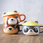 Zdjęcie produktu Kubek Szop Kawaii z pokrywką dla fanów anime