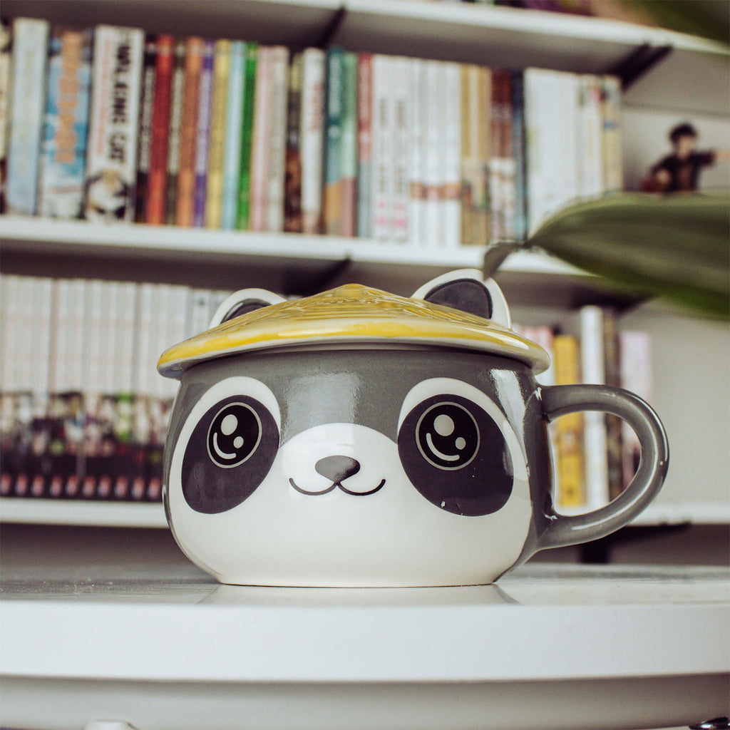 Zdjęcie produktu Kubek Szop Kawaii z pokrywką dla fanów anime