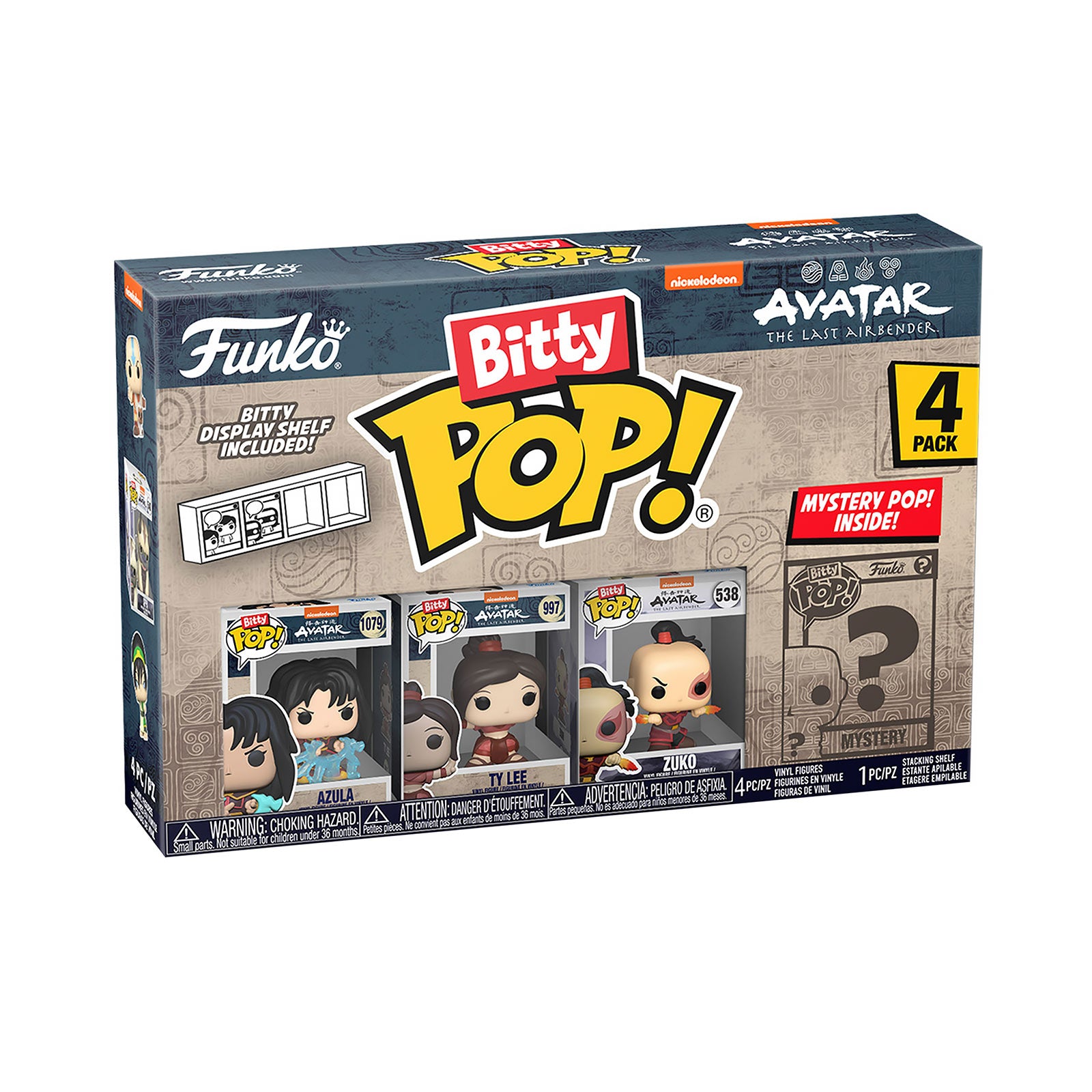 Zdjęcie produktu Avatar: Legenda Aanga - Funko Bitty Pop zestaw 4 figurek Seria 2