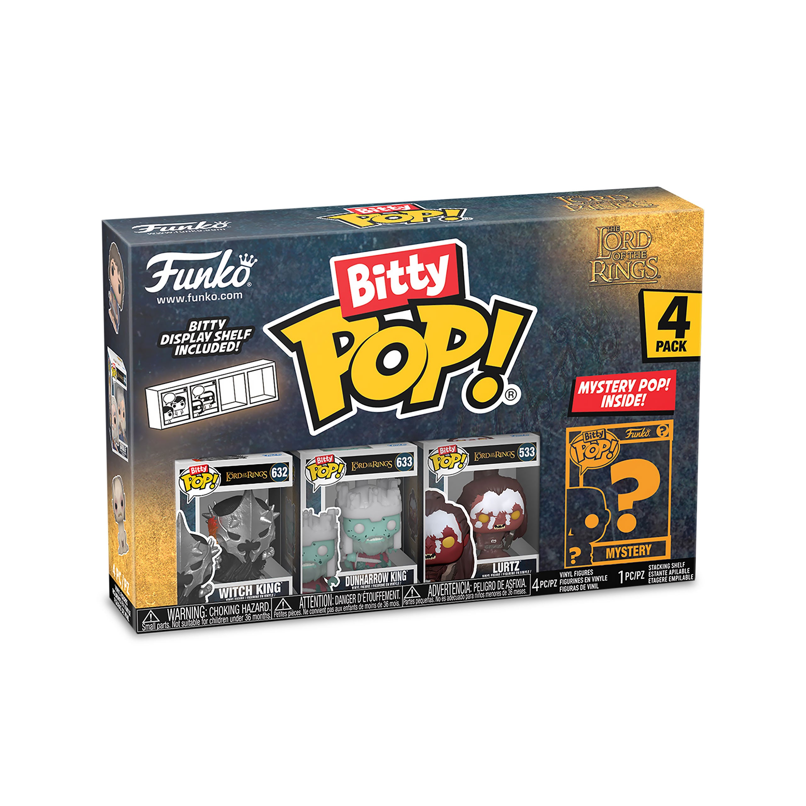 Zdjęcie produktu Władca Pierścieni - Funko Bitty Pop zestaw 4 figurek Seria 4