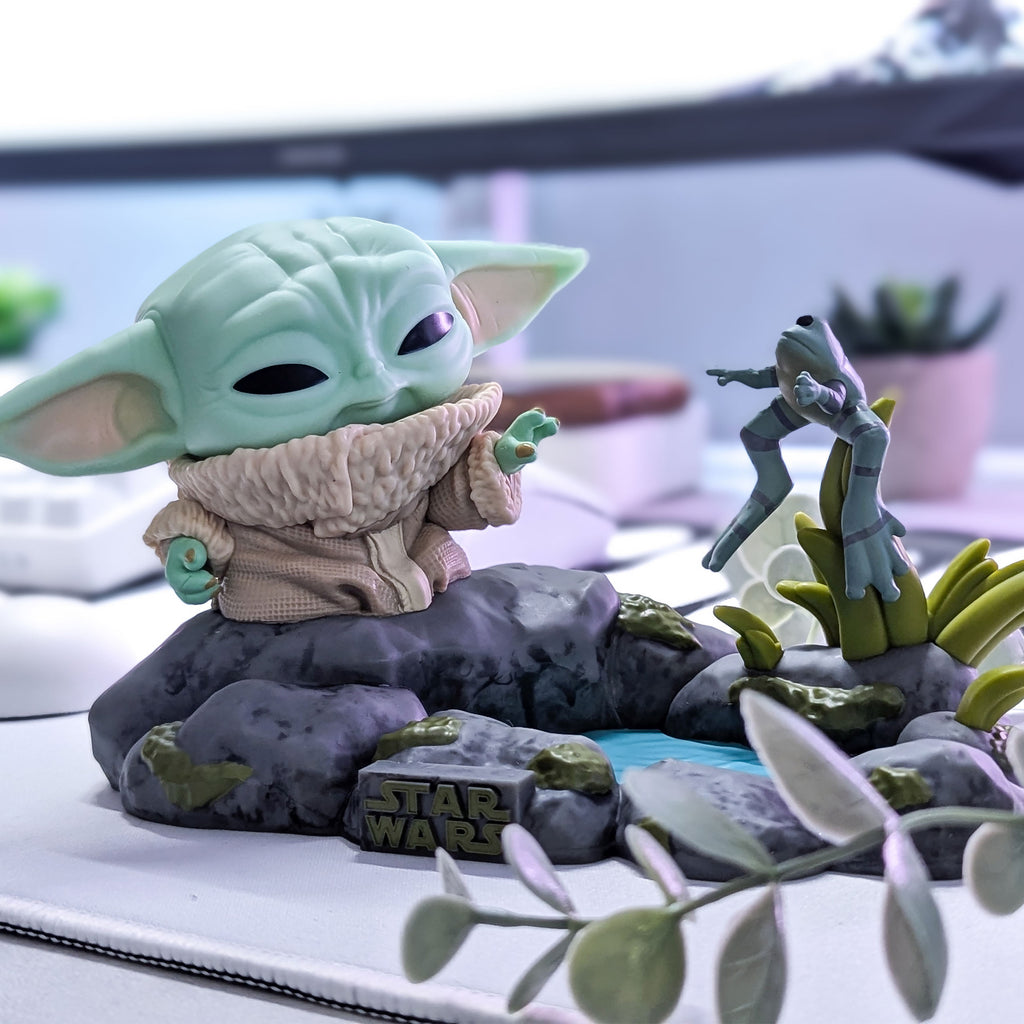 Zdjęcie produktu Grogu z żabą Funko Pop Figurka - Star Wars The Mandalorian