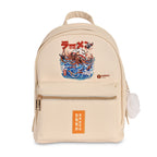 Product image Ilustrata - Dark Ramen Backpack with Pom Pom Pendant beige