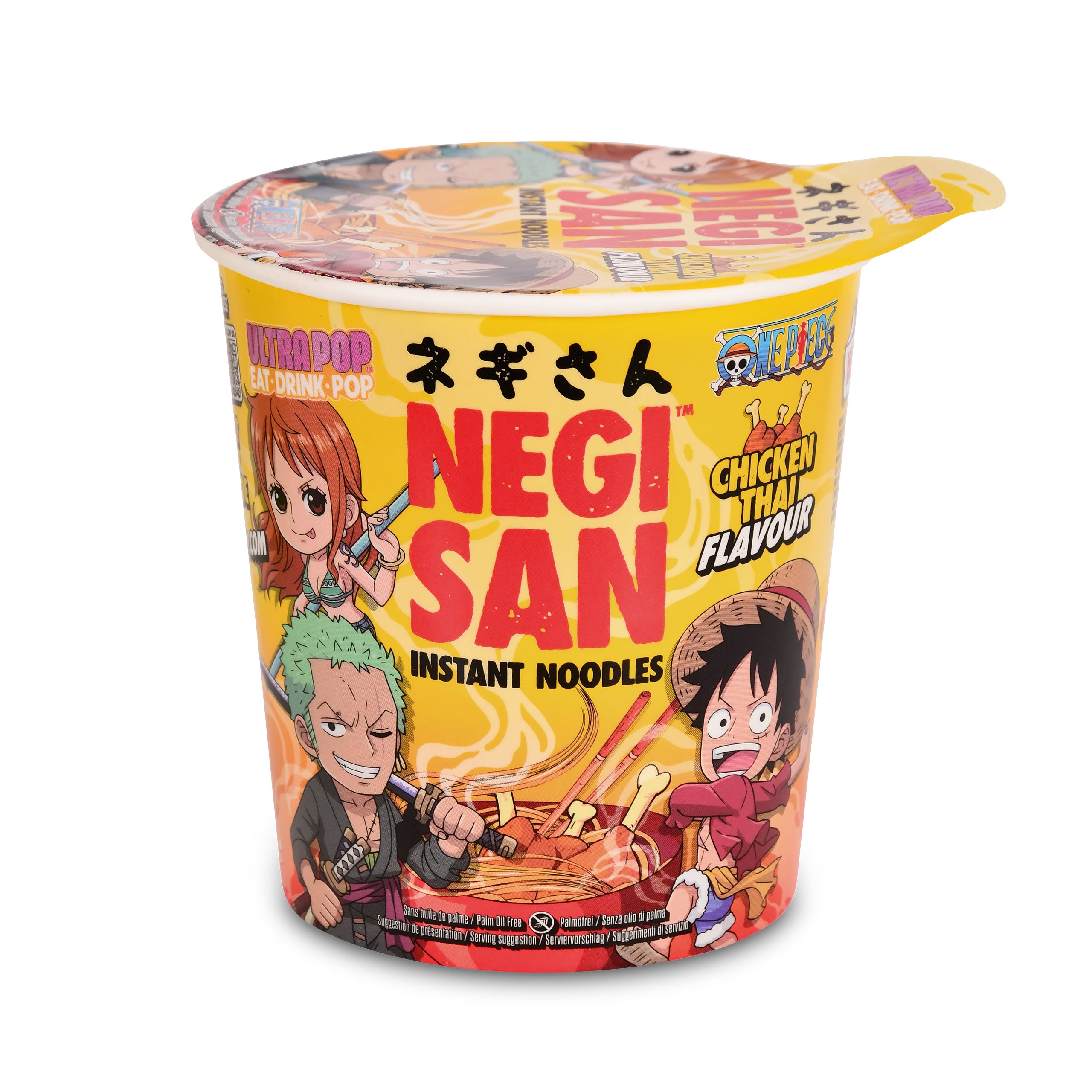Zdjęcie produktu One Piece Ramen - Luffy, Zoro i Nami Kurczak Thai Zupka Błyskawiczna