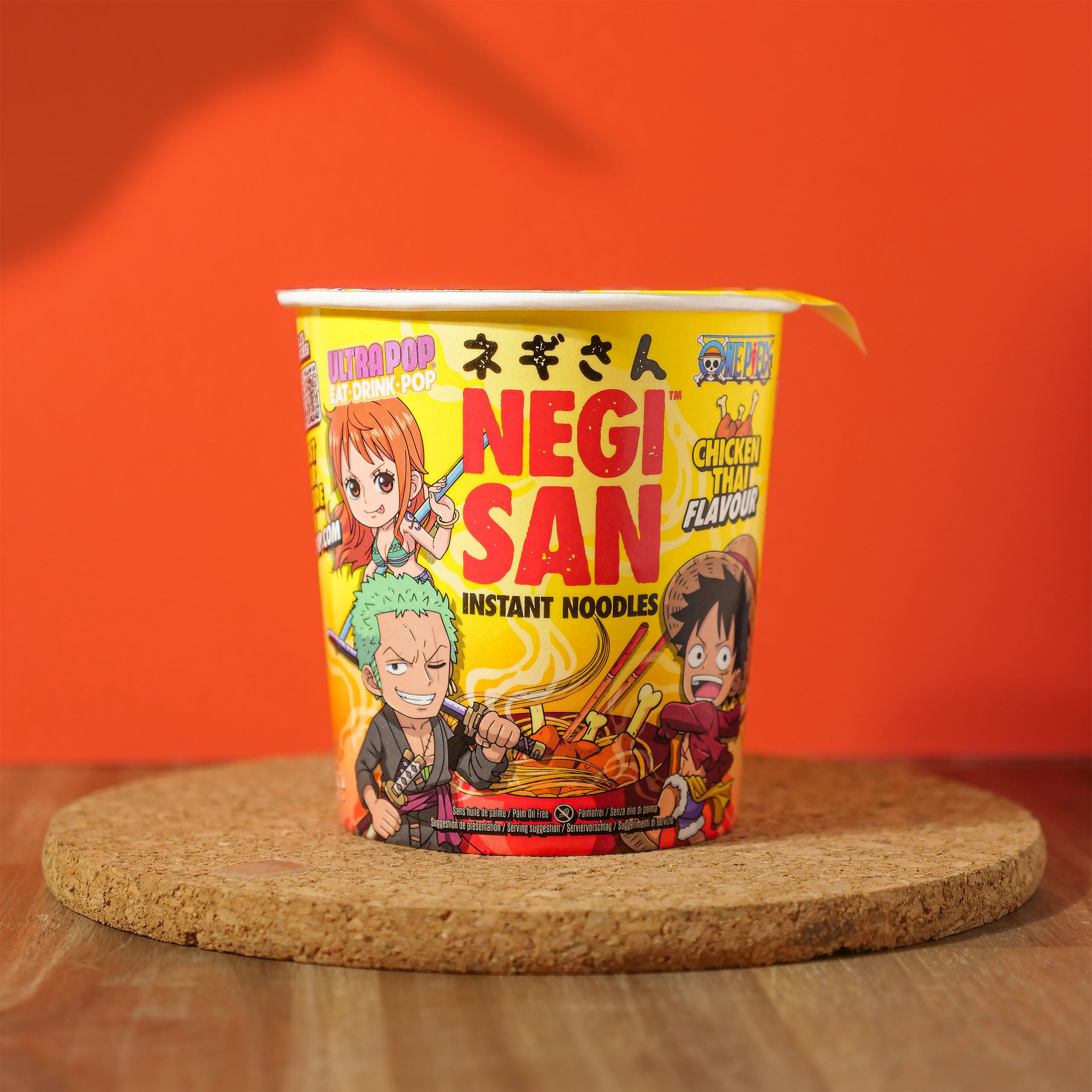 Zdjęcie produktu One Piece Ramen - Luffy, Zoro i Nami Kurczak Thai Zupka Błyskawiczna