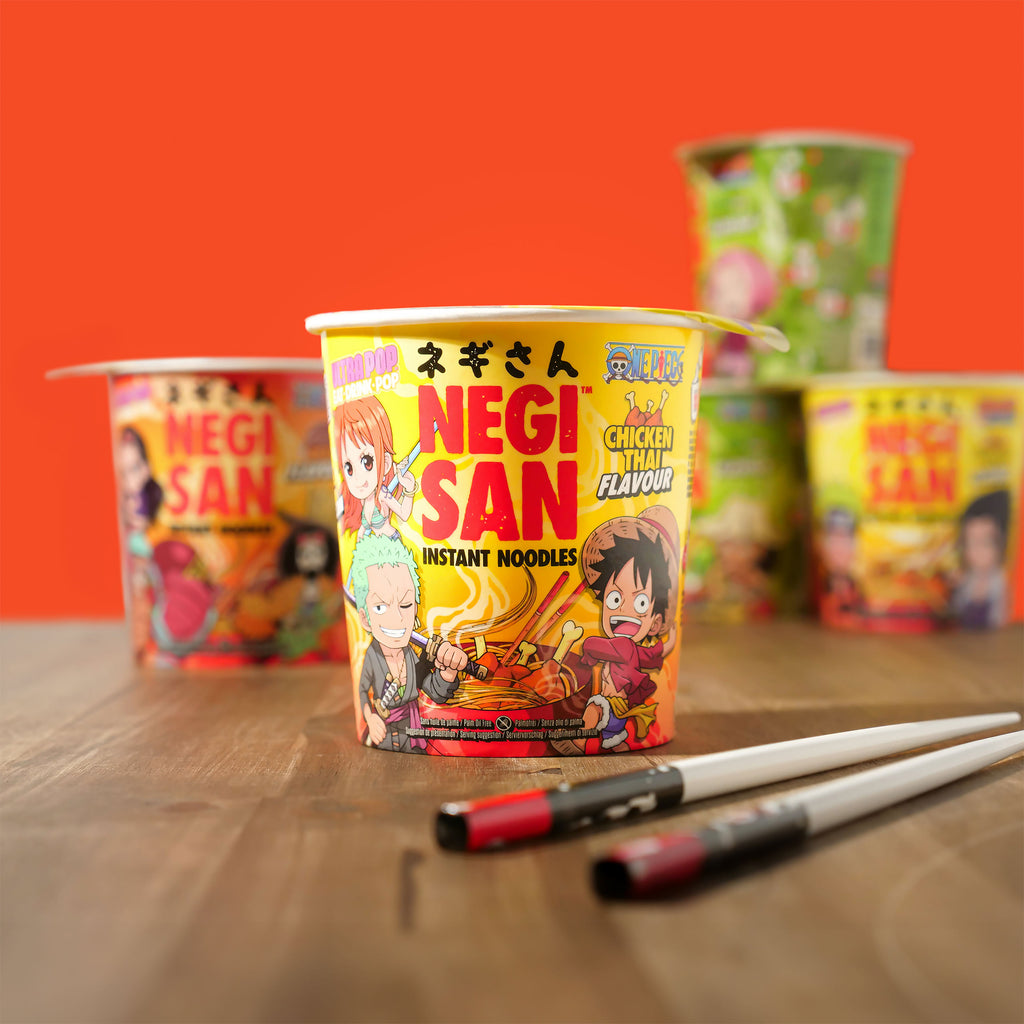 Zdjęcie produktu One Piece Ramen - Luffy, Zoro i Nami Kurczak Thai Zupka Błyskawiczna