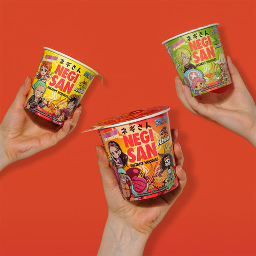 Product image One Piece Ramen - Sanji, Usopp and Chopper Vegetable Instant Noodles