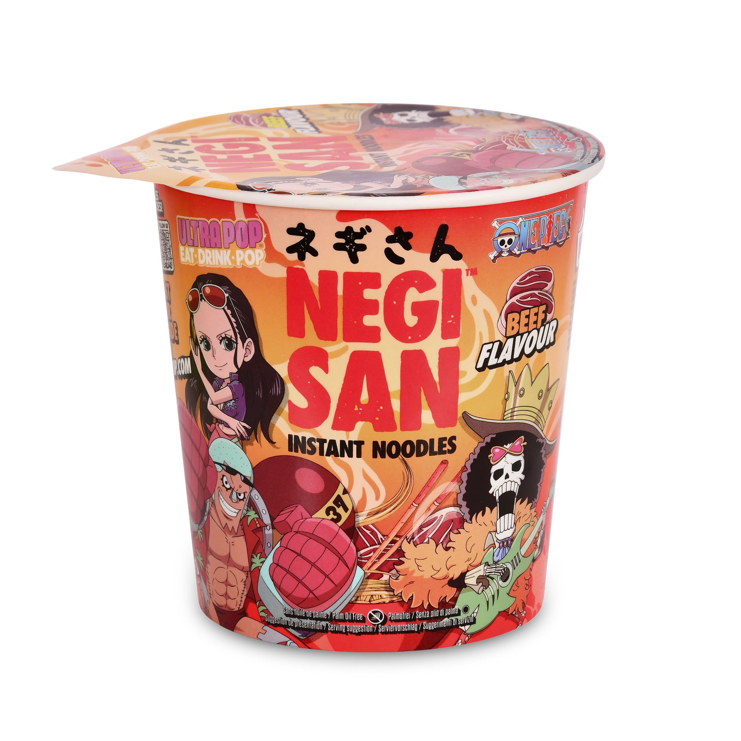 Zdjęcie produktu One Piece Ramen - Robin, Franky i Brook Wołowina Instant-Noodles