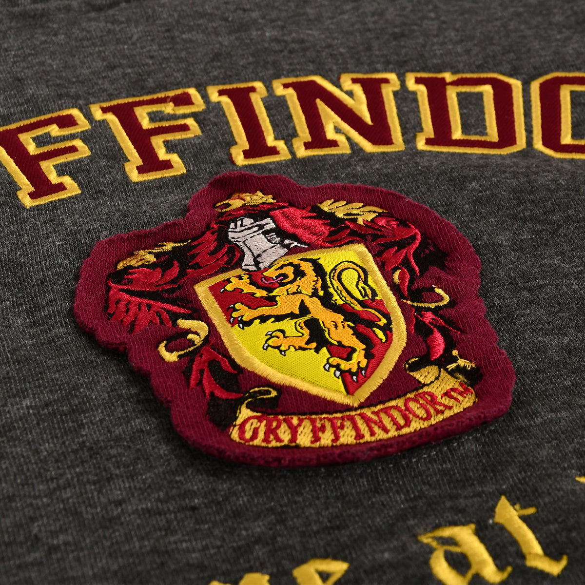 Zdjęcie produktu Harry Potter - Gryffindor Herb Premium Bluza z kapturem szara