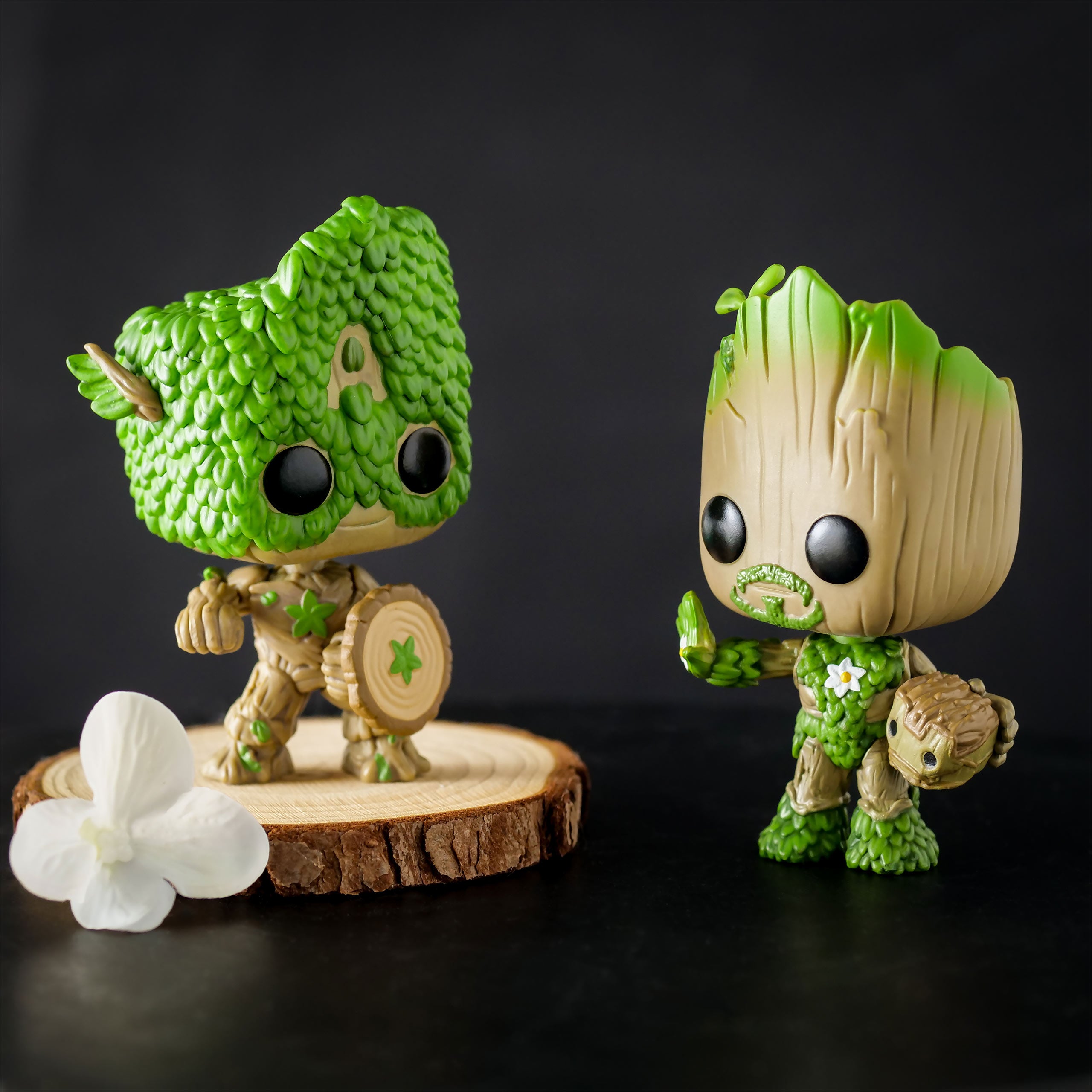Zdjęcie produktu Marvel - We Are Groot Kapitan Ameryka Funko Pop Figurka z ruchomą głową