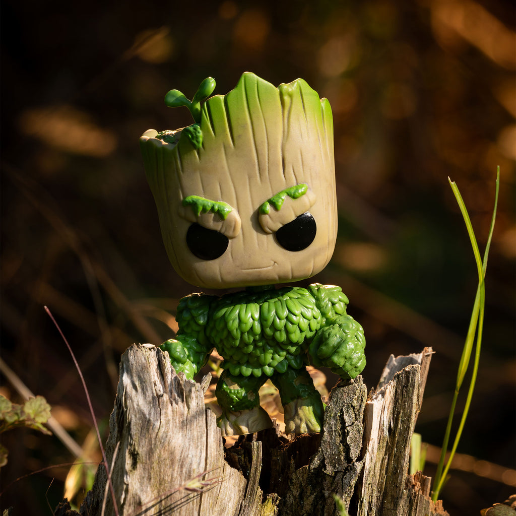 Zdjęcie produktu Marvel - We Are Groot Hulk Funko Pop figurka z kiwającą głową