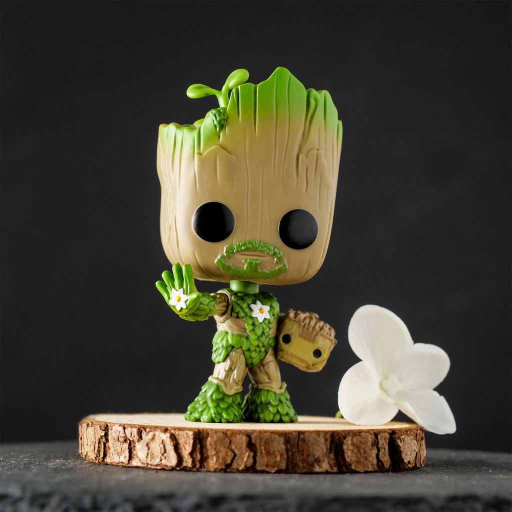 Product image Marvel - We Are Groot Iron Man Funko Pop Bobblehead Figure