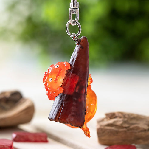 Zdjęcie produktu Ruchomy zamek Hauru - breloczek Calcifer