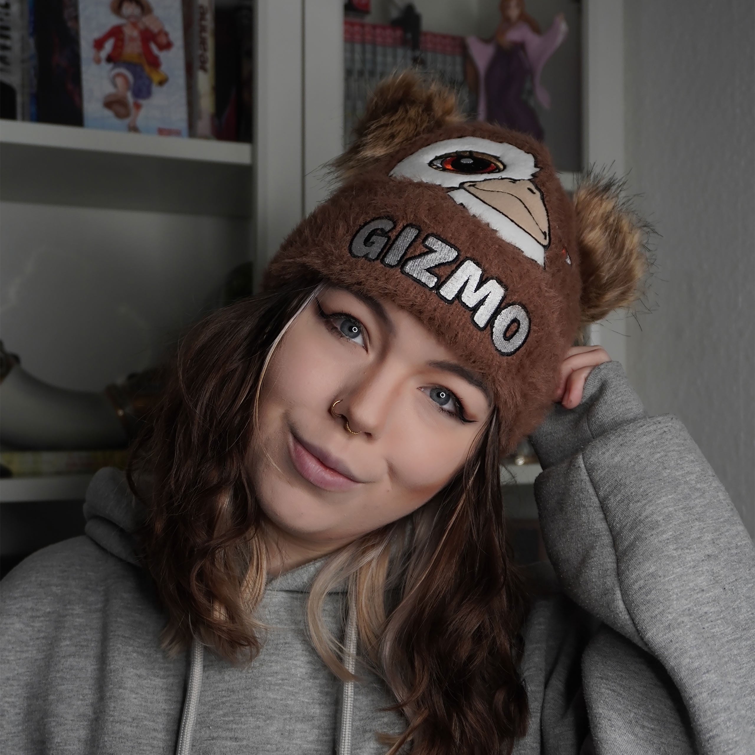 Zdjęcie produktu Gremlins - czapka Gizmo z pomponami