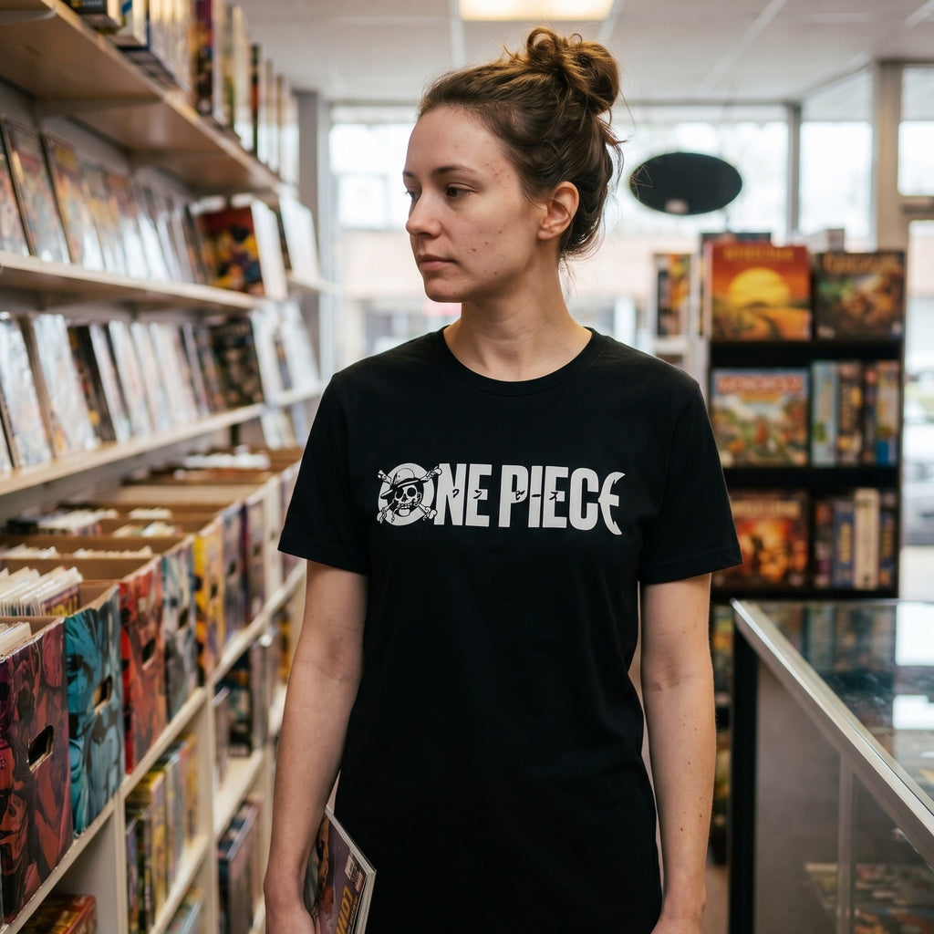 Zdjęcie produktu One Piece - Koszulka z logo serialu czarna