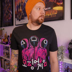Zdjęcie produktu Squid Game - Strażnicy T-Shirt czarny