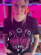 Zdjęcie produktu Squid Game - Strażnicy T-Shirt czarny