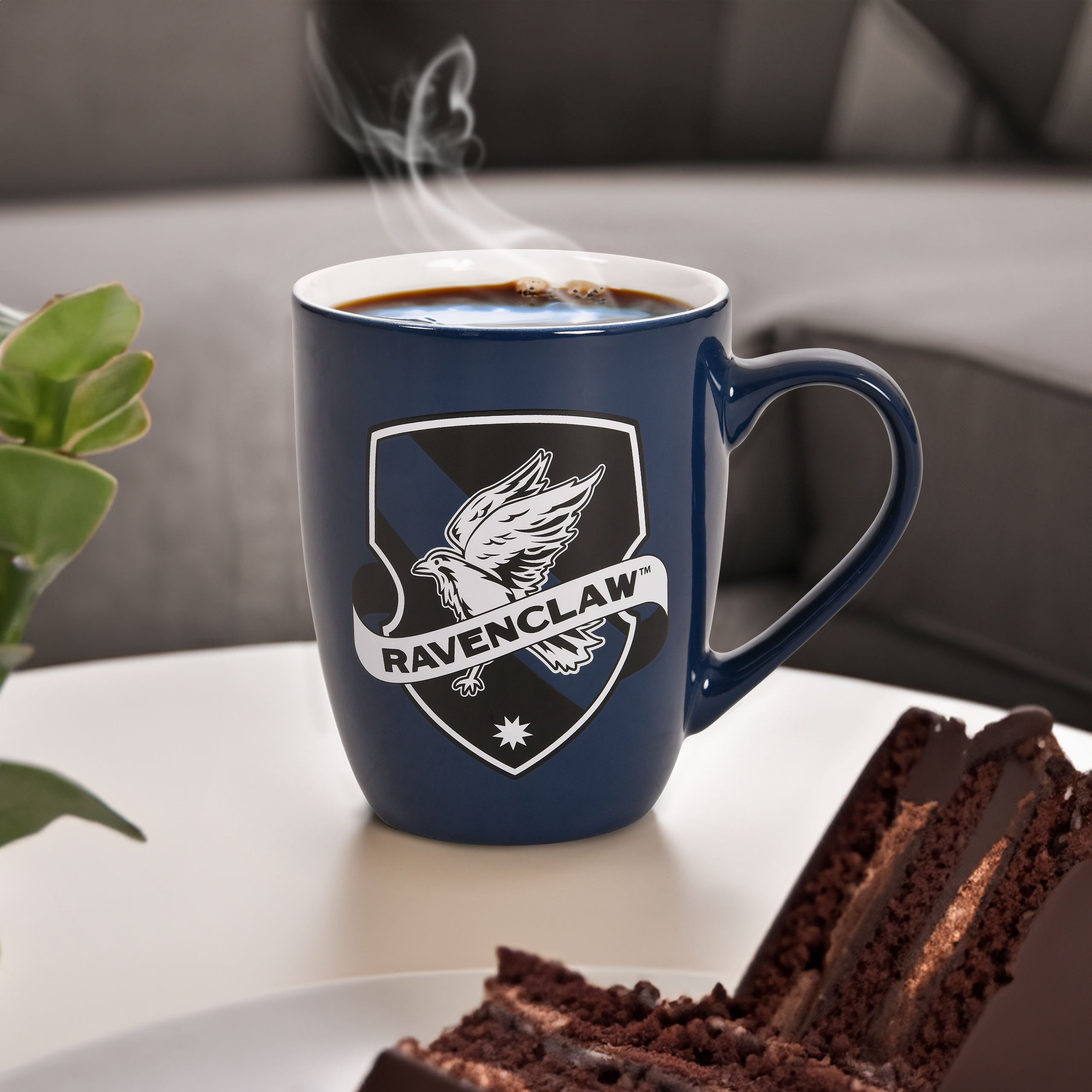 Zdjęcie produktu Kubek z logo Ravenclaw niebieski - Harry Potter