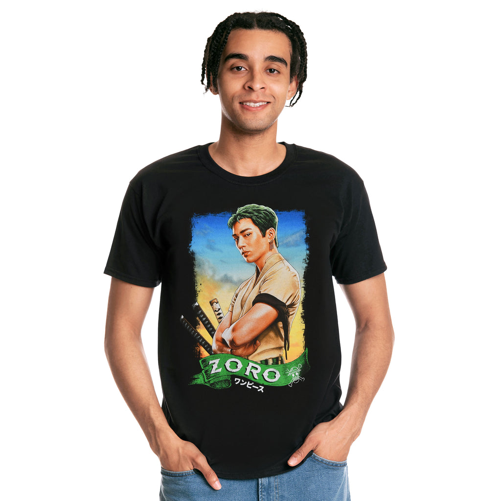 Zdjęcie produktu Zoro T-Shirt czarne - One Piece