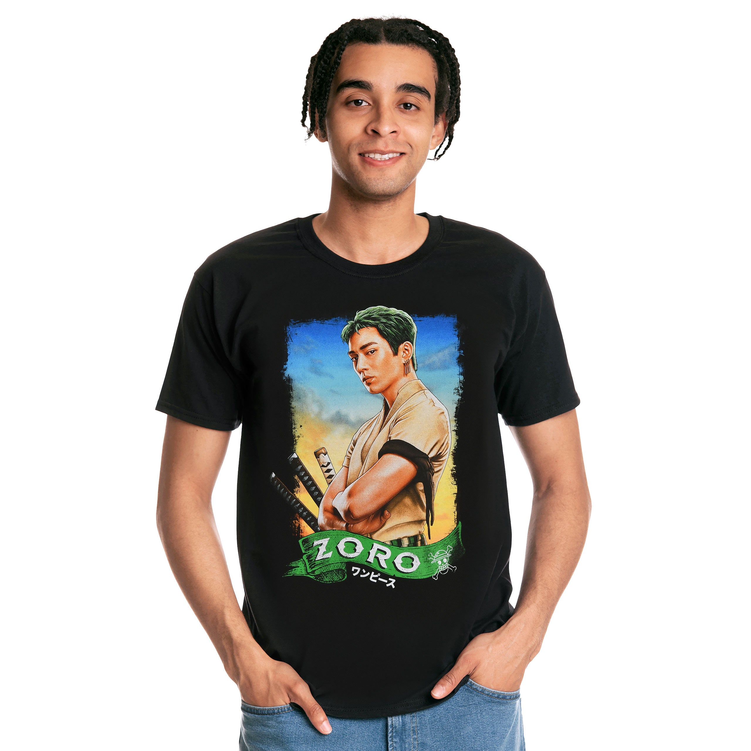 Zdjęcie produktu Zoro T-Shirt czarne - One Piece
