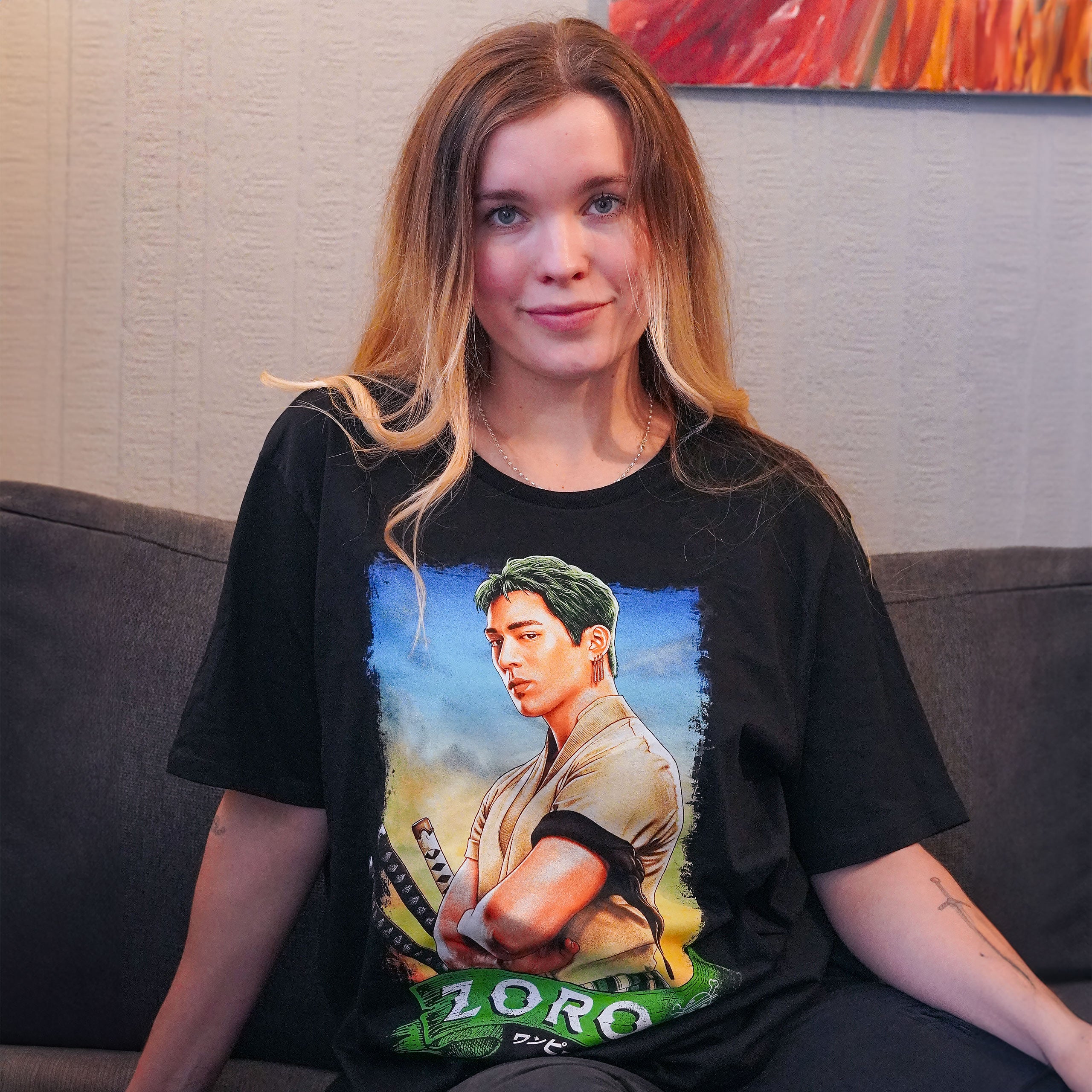 Zdjęcie produktu Zoro T-Shirt czarne - One Piece
