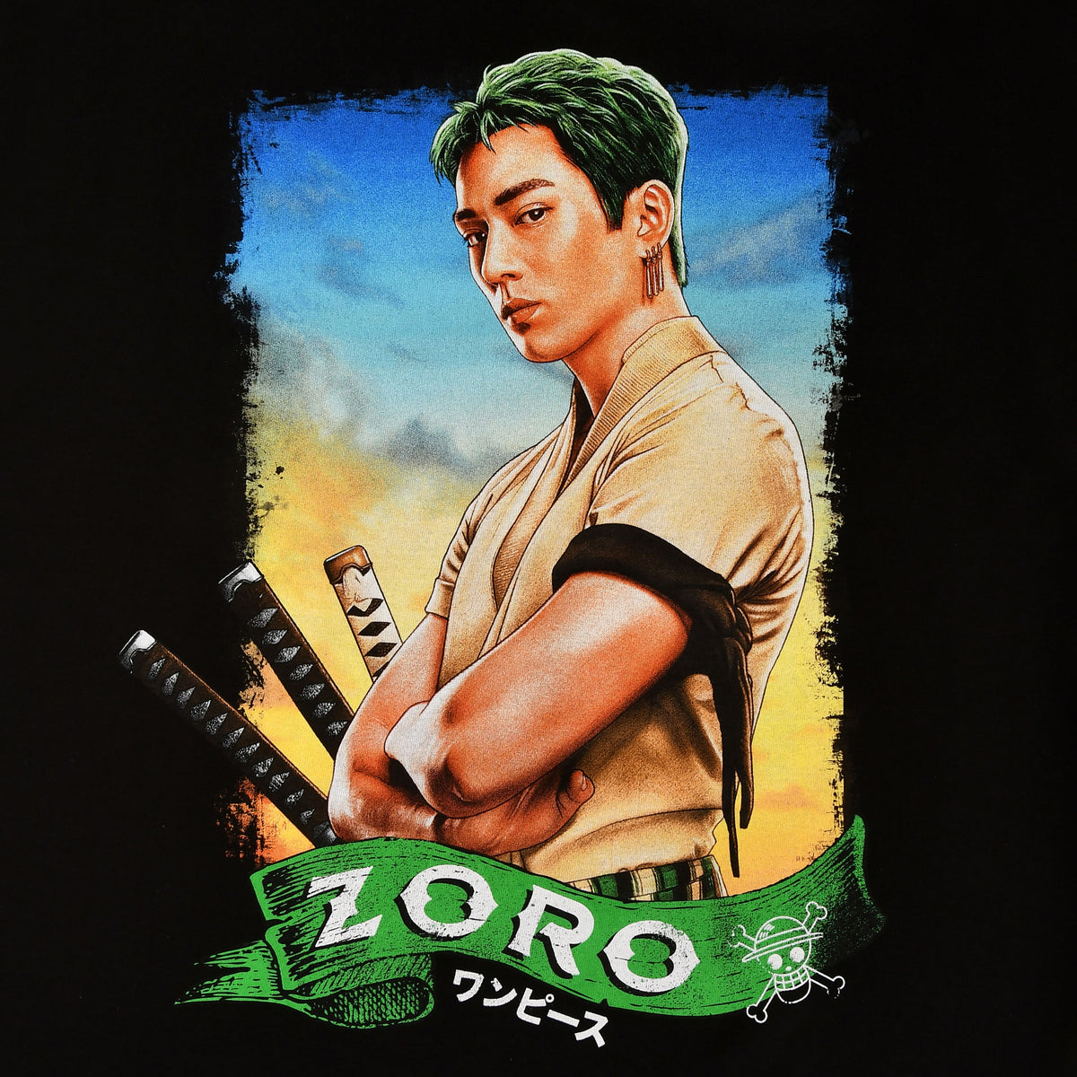 Zdjęcie produktu Zoro T-Shirt czarne - One Piece