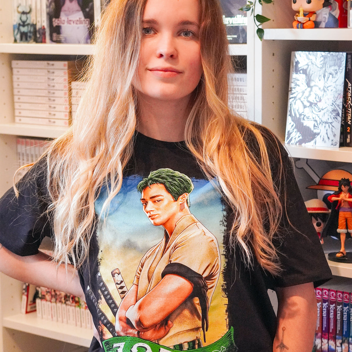 Zdjęcie produktu Zoro T-Shirt czarne - One Piece