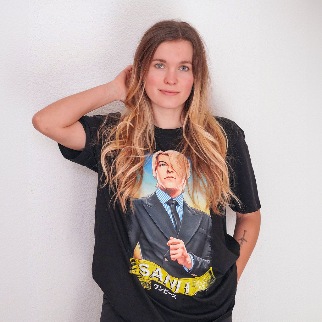 Zdjęcie produktu Sanji T-Shirt czarne - One Piece