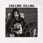 Zdjęcie produktu Ghost Face - Chilling, Killing T-Shirt biały