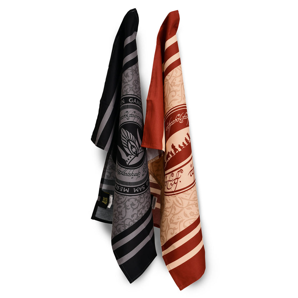 Product image Crown and Ring Tea Towels Set - The Lord of the Rings