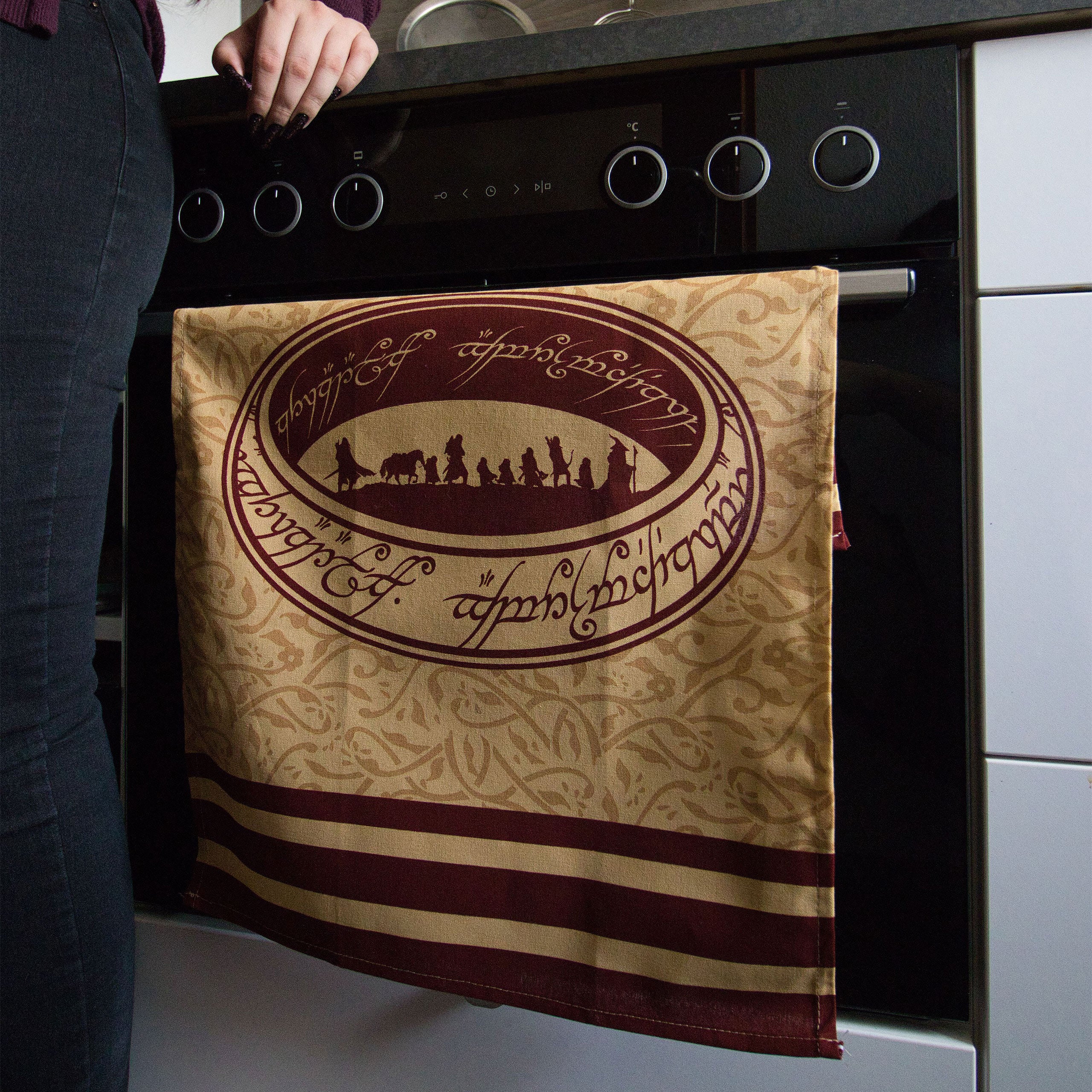 Product image Crown and Ring Tea Towels Set - The Lord of the Rings