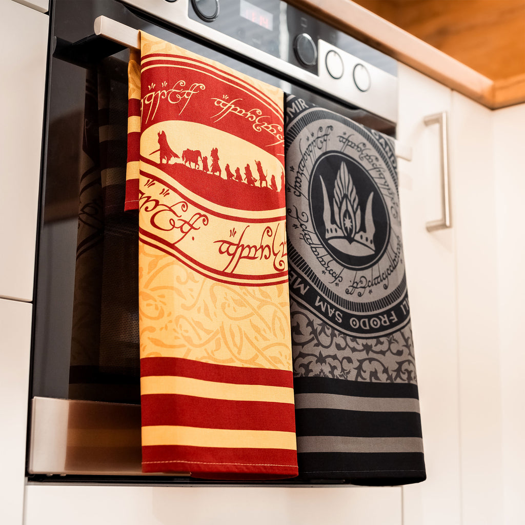 Product image Crown and Ring Tea Towels Set - The Lord of the Rings