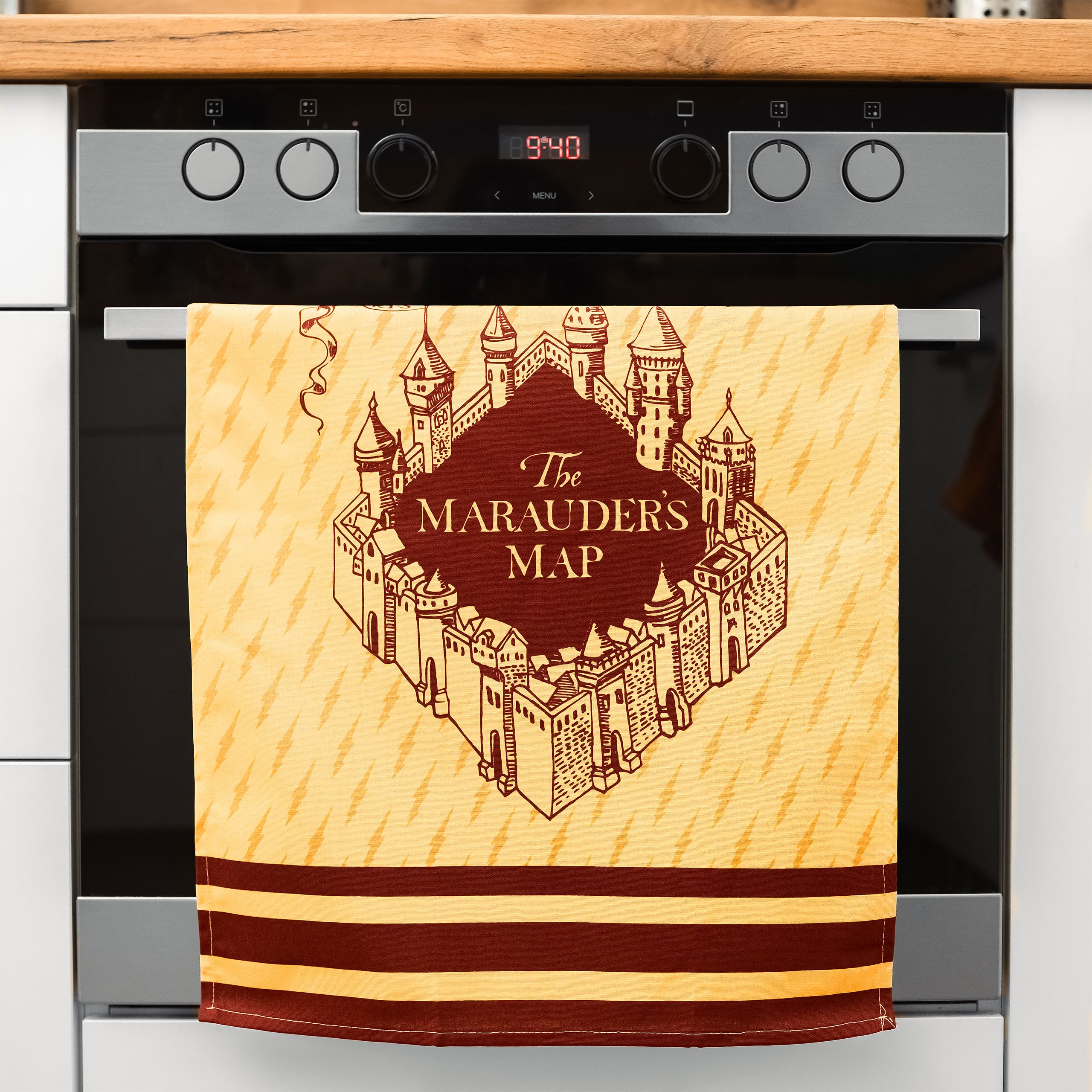 Zdjęcie produktu Zestaw ściereczek kuchennych Hogwart i Mapa Huncwotów - Harry Potter
