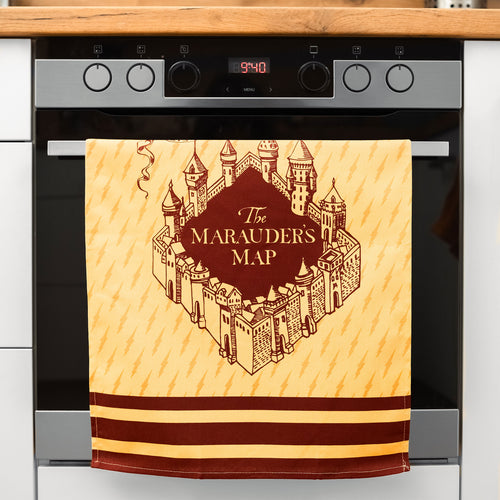 Zdjęcie produktu Zestaw ściereczek kuchennych Hogwart i Mapa Huncwotów - Harry Potter