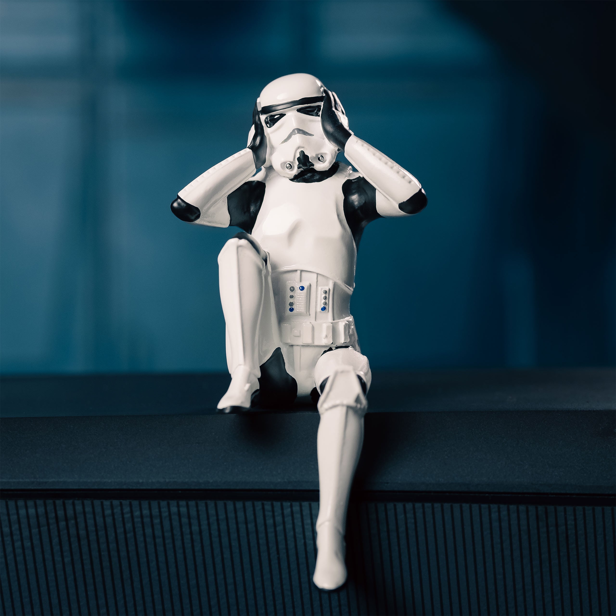 Zdjęcie produktu Oryginalny zestaw figurek Stormtrooper Nie Widzę, Nie Słyszę, Nie Mówię siedzący