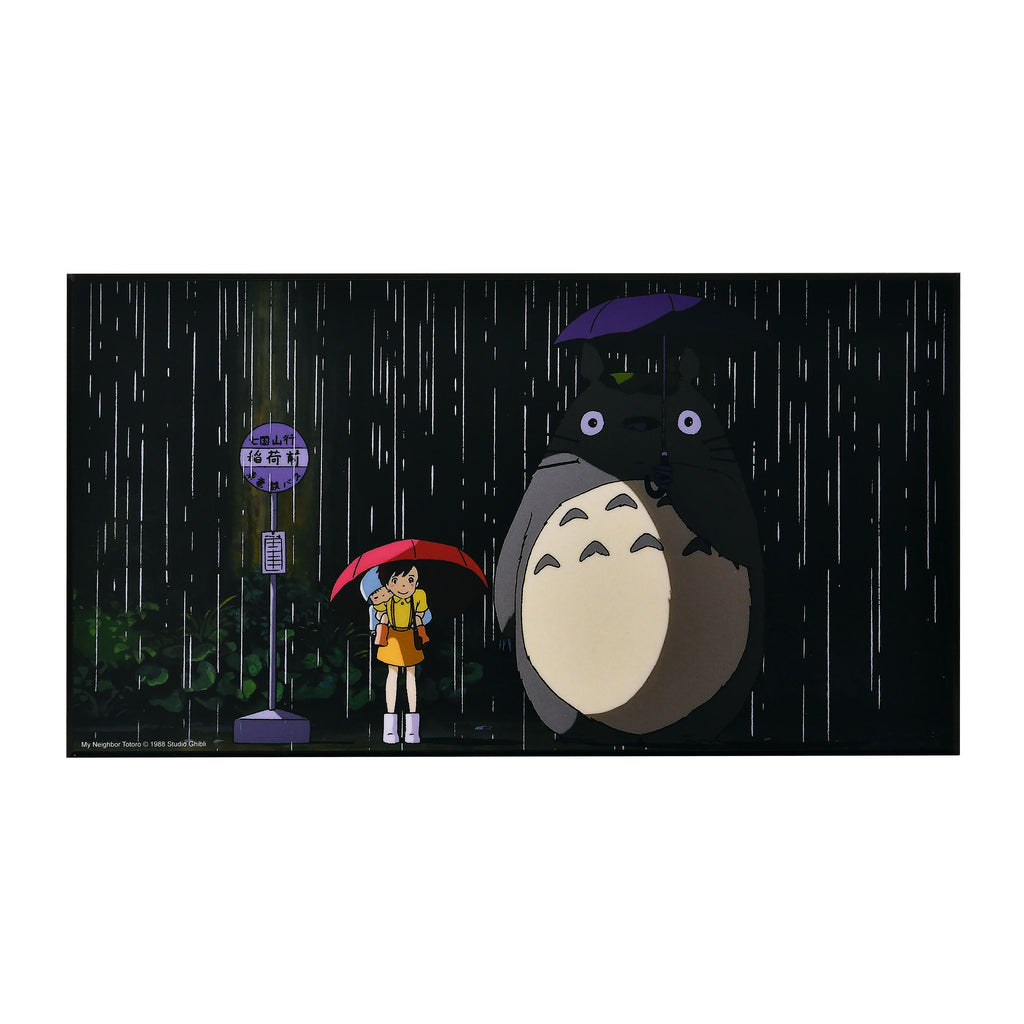 Zdjęcie produktu Totoro - Przystanek Autobusowy Drewniany Obrazek