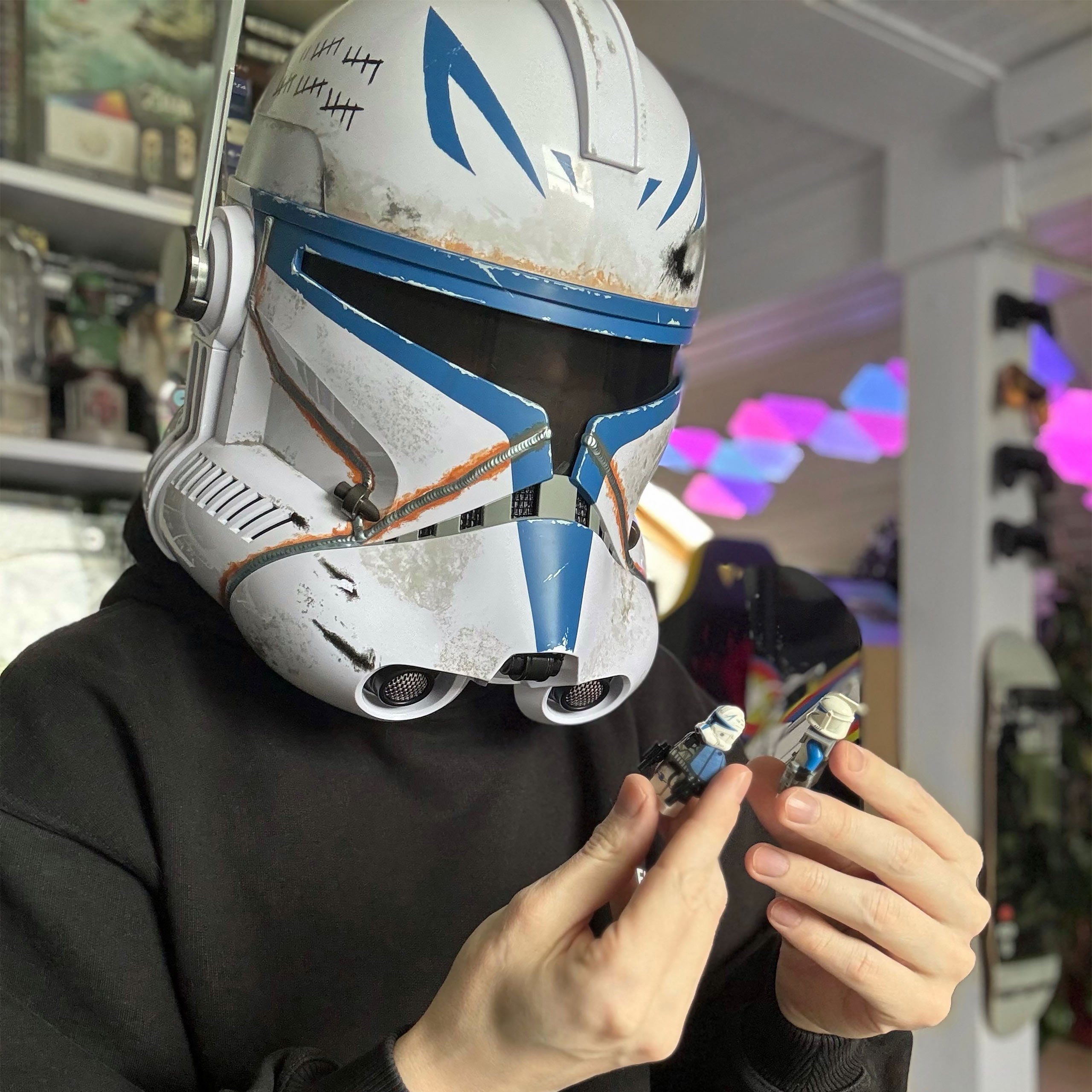 Zdjęcie produktu Star Wars Ahsoka - Replika hełmu Kapitana Rexa z serii Black Series
