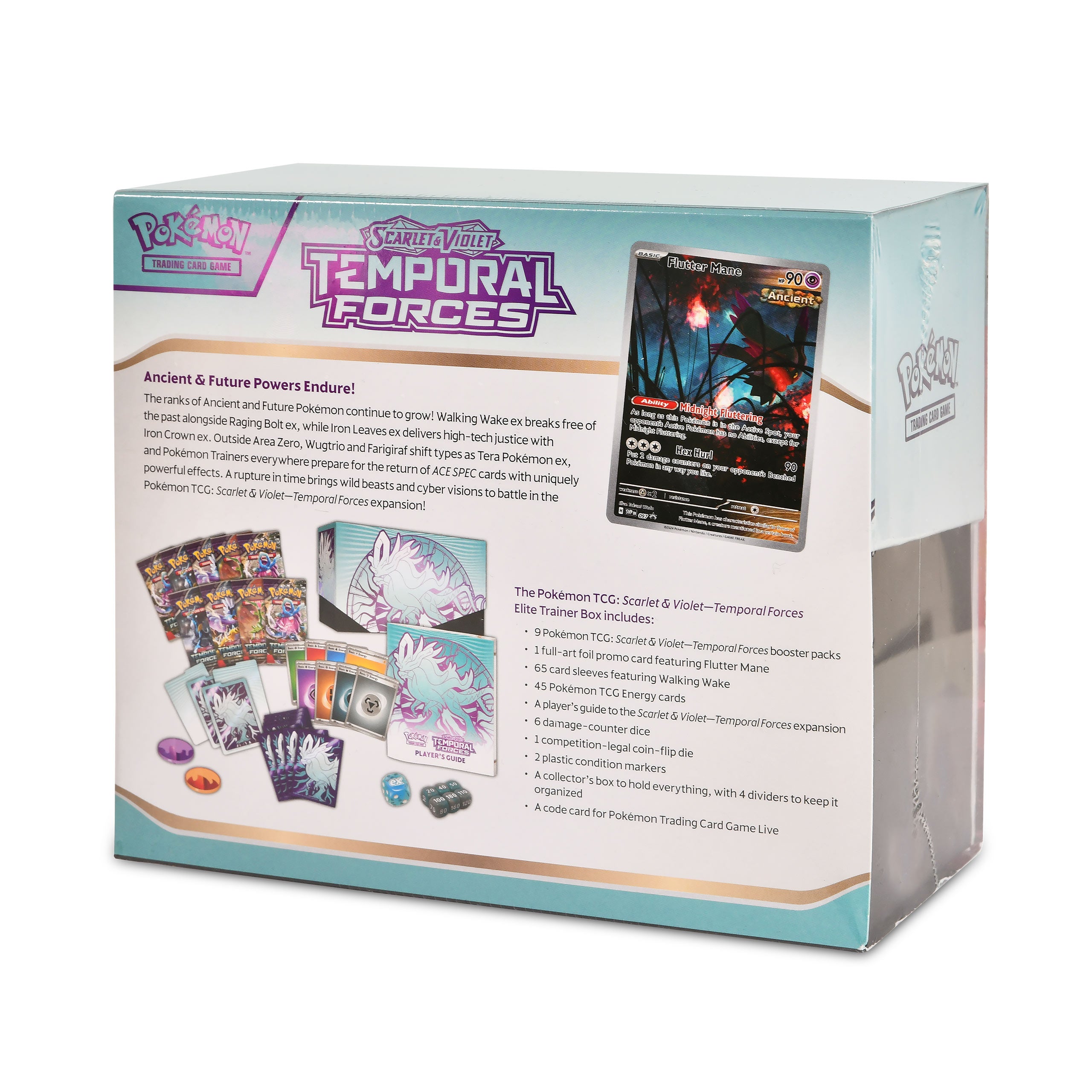 Zdjęcie produktu Pokemon - Scarlet & Violet Temporal Forces Walking Wake Elite Trainer-Box