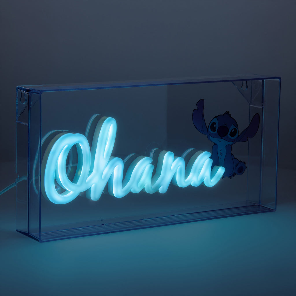 Product image Stitch Ohana Neon Lamp - Lilo & Stitch