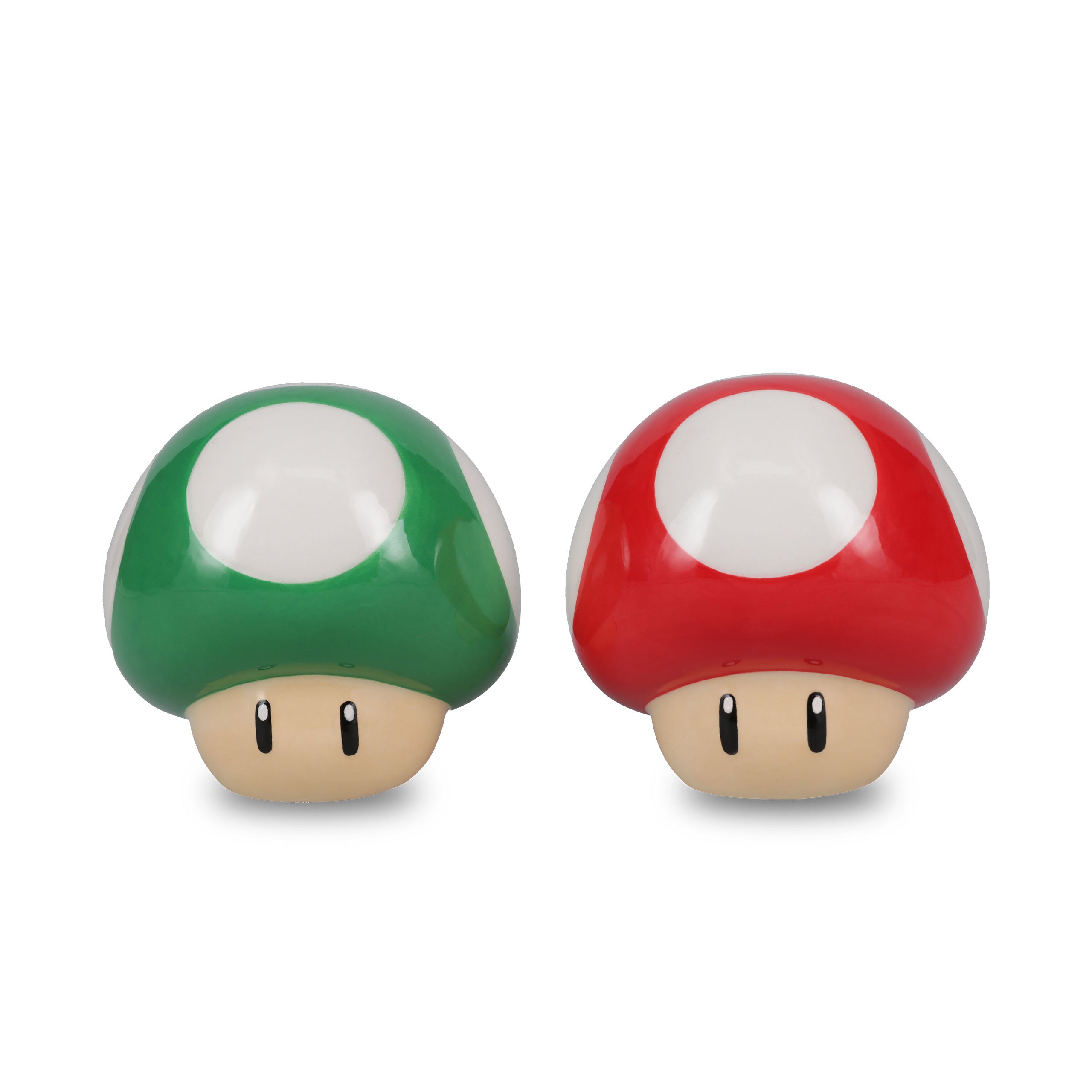 Zdjęcie produktu Super Mario - Solniczka i pieprzniczka w kształcie Super Grzyba i 1-UP Grzyba