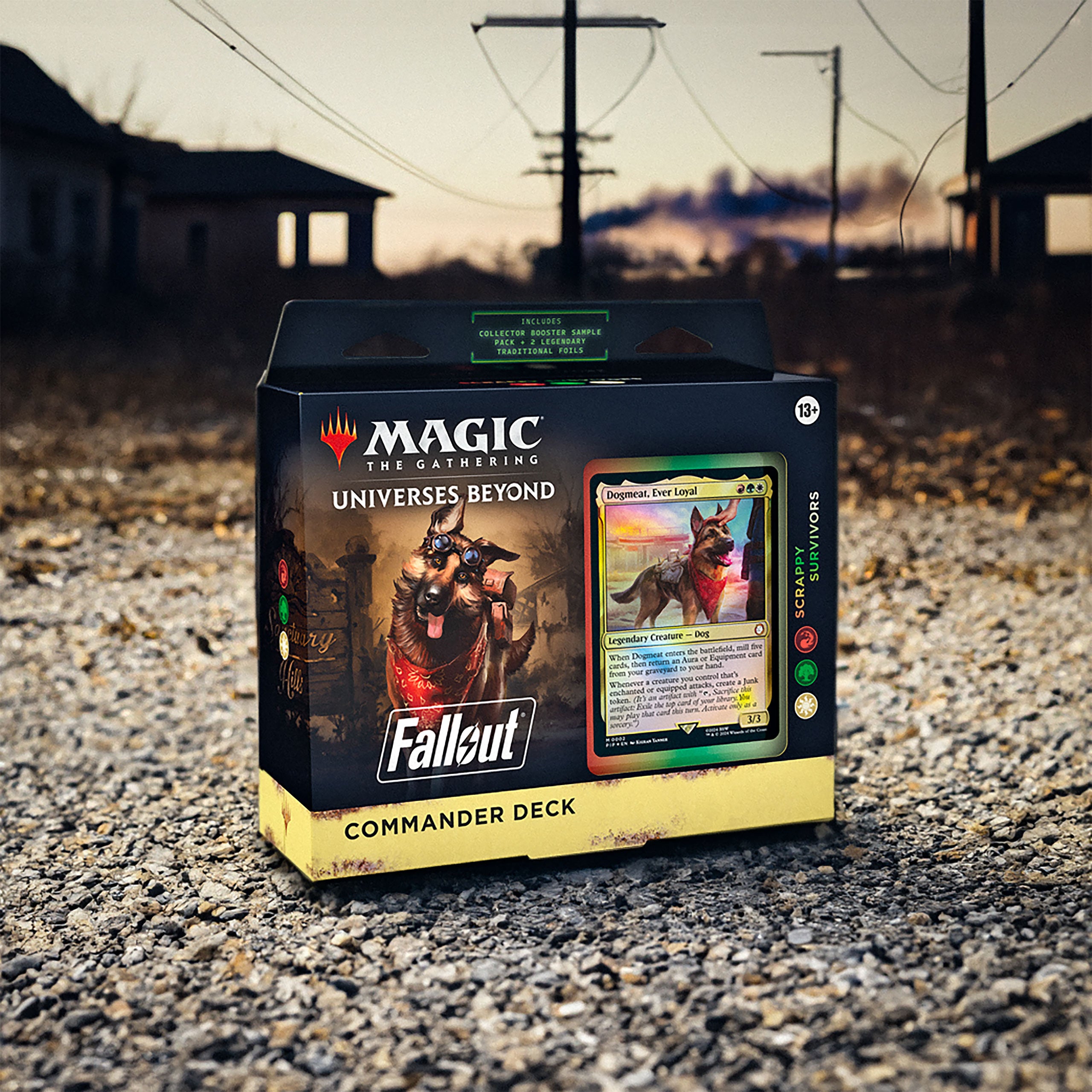 Zdjęcie produktu Fallout - Scrappy Survivors Commander Deck wersja angielska - Magic the Gathering