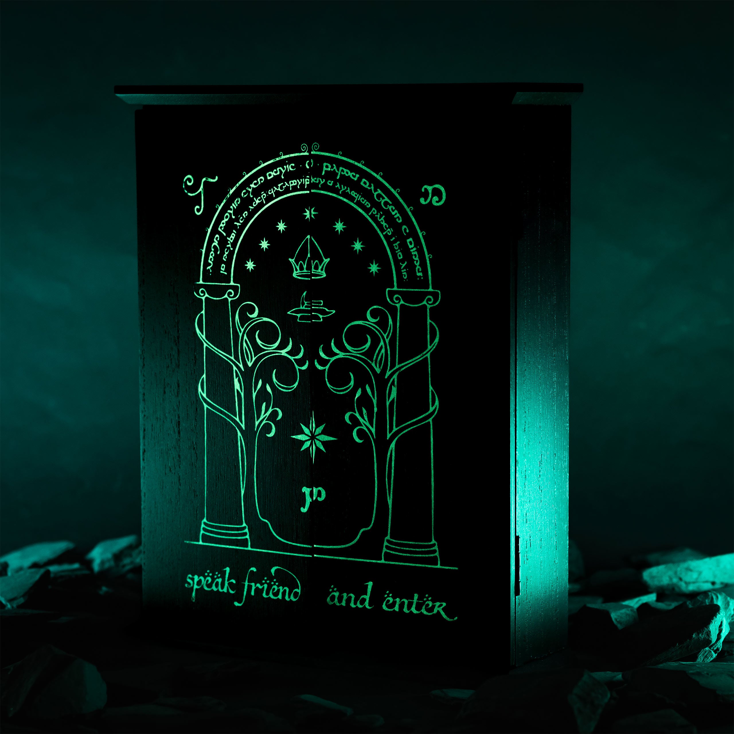 Product image The Lord of the Rings - The Doors of Durin Key Box with Glow in the Dark Effect