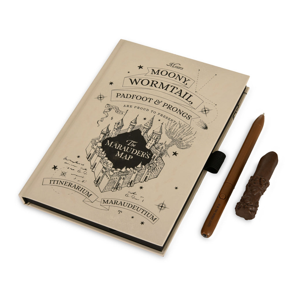 Product image Harry Potter - Marauder's Map Notebook with UV Wand Pen