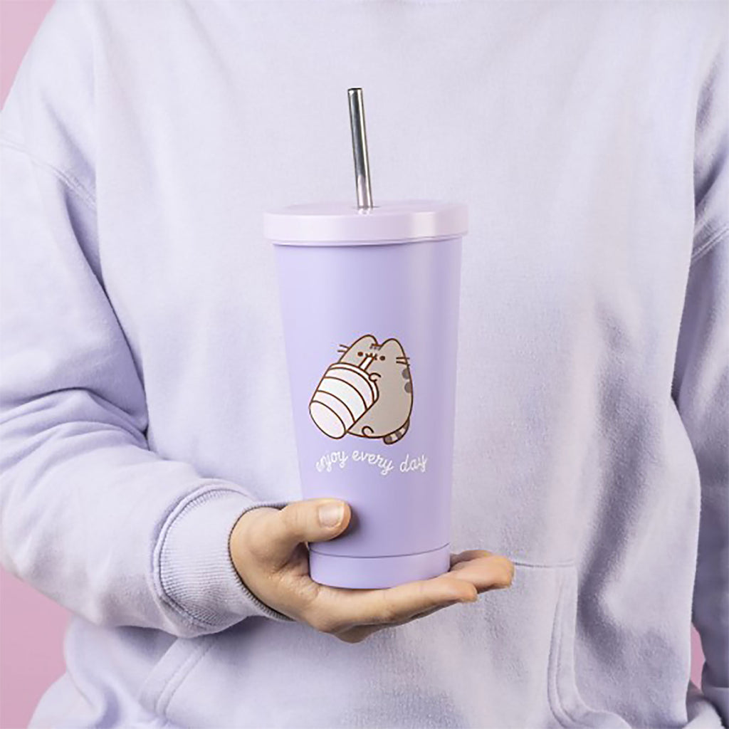 Zdjęcie produktu Pusheen - Kubek Enjoy Every Day ze słomką