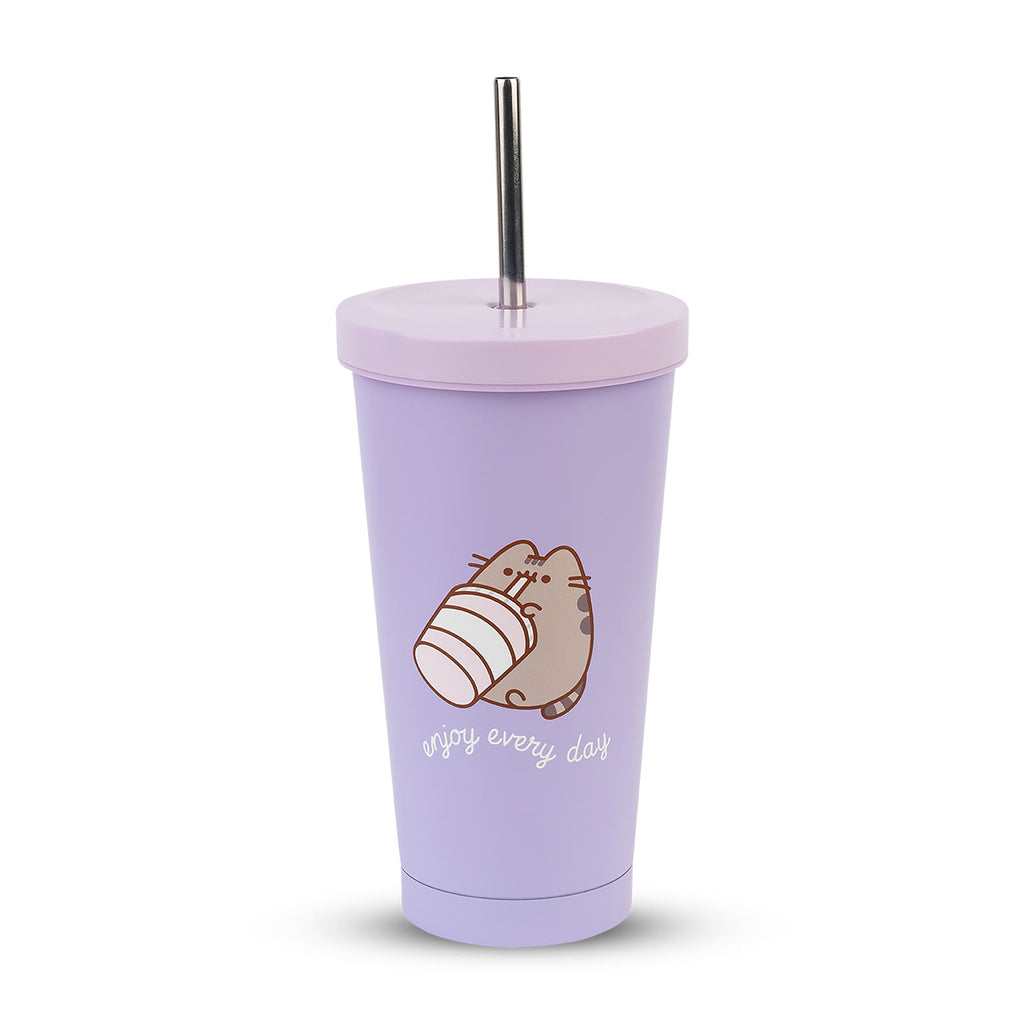 Zdjęcie produktu Pusheen - Kubek Enjoy Every Day ze słomką