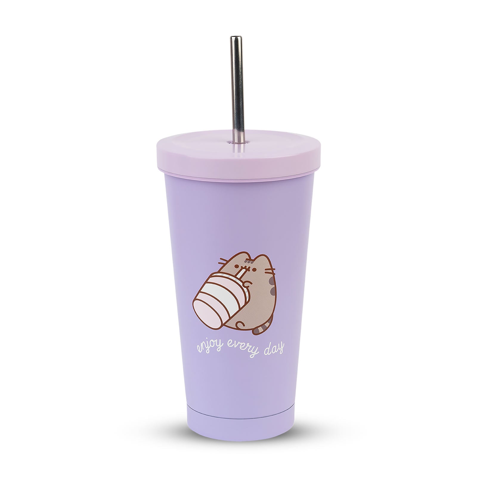 Zdjęcie produktu Pusheen - Kubek Enjoy Every Day ze słomką