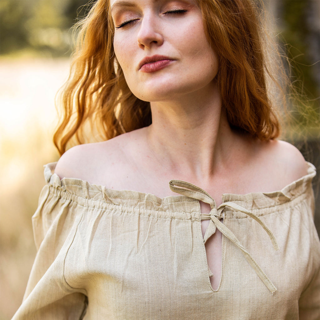 Zdjęcie produktu Bluzka średniowieczna z wiązaniem