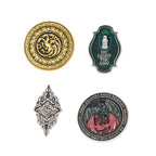 Zdjęcie produktu House of Dragon - Zestaw 4 przypinek z symbolami